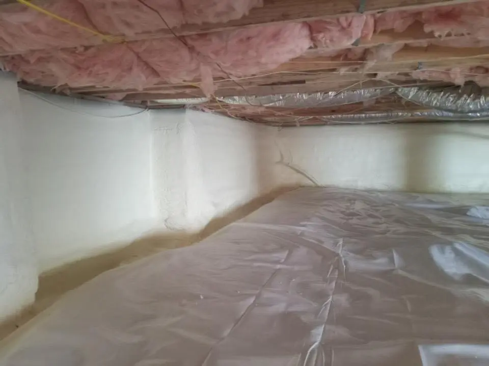 Crawl space encapsulation with closed-cell spray foam for Roof Maintenance in Fort Thomas